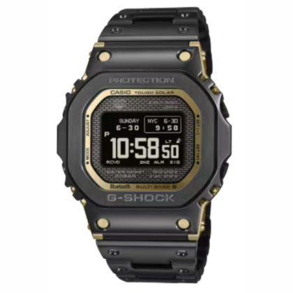 CASIO G-SHOCK GMW-BZ5000BD-1 SOLAR-POWERED STAINLESS STEEL STRAP BLUETOOTH DIGITAL MEN WATCH